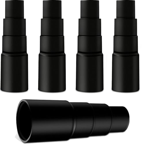 5 x Universal-Staubsaugeradapter, Staubsaugeradapter für Elektrowerkzeuge, Universal-Exzenterschleifer, Schlauchadapter-Set, für Exzenterschleifer, Stichsäge, Reduzierstück 25 mm/32 mm/34 mm/42 mm