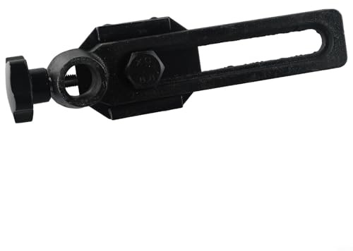 Drehmaschine mit 25 mm Lochdurchmesser, für Holzbearbeitungsdrehmaschinen, Gusseisen-Werkzeughalter-Basis, kompatibel mit kleinen und Mini-Drehmaschinen, 27,9 cm