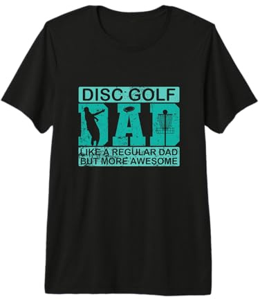 Discgolf papà Proprio Come Un papà Normale Solo Meglio Maglietta Premium