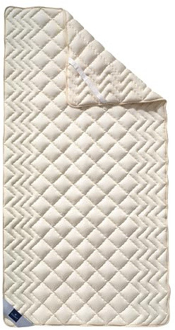 billerbeck Topper MULTIMIND - 100 x 200 cm - Matratzentopper mit Schafschurwolle - atmungsaktiver Matratzenschoner für Matratze und Boxspringbett