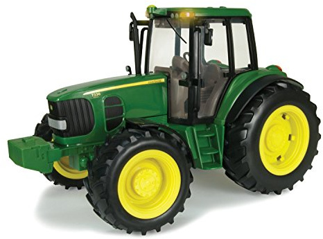 TOMY Big Farm John Deere 7330 Tractor - 1:16 Scale- Collectible Officially Licensed John Deere Tractor Toys - Kids Farm Toys - Ages 3 Years and Up