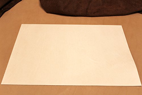 Sehr großer Leder Zuschnitt, ca. 60x52x32 cm, Blankleder, Dickleder, Punzierleder - kräftige, pflanzlich vegetabil gegerbte Rindleder, ca. 3,2-3,5 mm Stärke | Köcher, Holster, Mittelalter, Reenactment