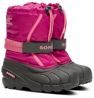 Sorel unisex – barn Flurry Boot Vinterkängor, Deep Blush Tropic Pink Toddler Collection 2023, 31 EU
