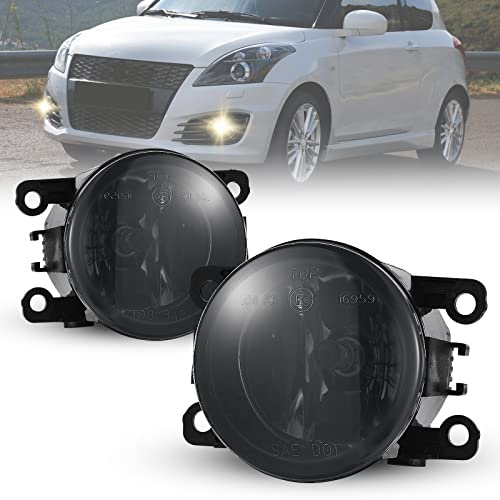 faros antiniebla para CITROËN PEUGEOT FORD JAGUAR DACIA Duster FIAT NISSAN OPEL PORSCHE SUZUKI MAZDA Las luces antiniebla se vendieron por pares,lente gris H11 12V 55W.