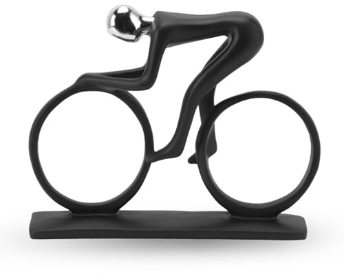 Natudeco Ornamento decorativo per bicicletta Arredamento per appassionati di bici Tema ciclismo Decorazioni per la casa Ciclista Ornamento di Natale Accenti per la casa del ciclista