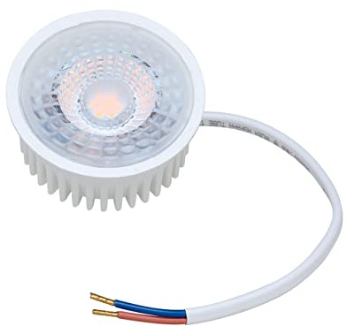 Oktaplex 6er Set Nizza LED Modul 230V 3-Step dimmbar GU10 Ersatz flach | 23mm Einbautiefe, 4,8W, 3000K Warmweiß, 380lm Einbauleuchte flach