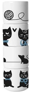 Pluto Design Äggkoppar kattfamilj 4 st