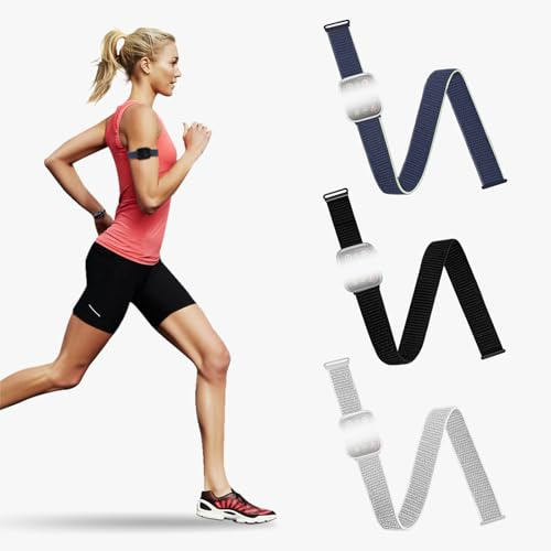 Zspoly 3 Pack Nylon Sport Ankle/Arm Bands Compatibel with Apple Watch Band 38mm 40mm 41mm 42mm 44mm 46mm 45mm 49mm Ultra iWatch Series 10 9 8 7 6 SE 5 4 3 2 1,Elastic Braided Arm Bands for Women