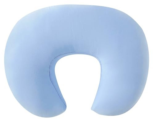 QUENESS Stillkissenbezug, dehnbare Baumwolle, weich, abnehmbar, Stillkissenbezug, passend für Standard-Stillkissen für Babys, Jungen, Mädchen (blau)