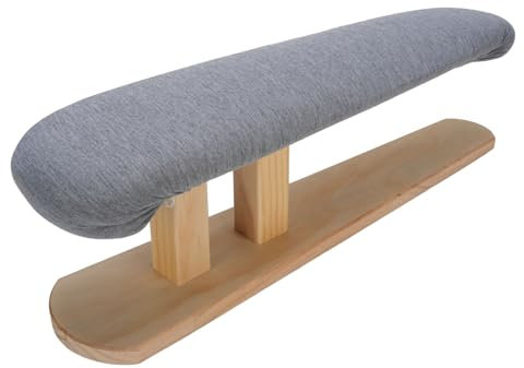 Panneau de Repassage avec Base en Bois Fabriquée à la Main, Mini-table de Fer à Repasser Stable et Compact pour Adapter la Buanderie à la Maison, Conception Multifonctionnelle