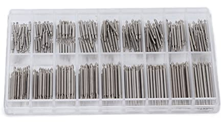 Akozon 270pcs Watch Strap Connecting Pin Special Watch Connecting Pin Replacing Spring
