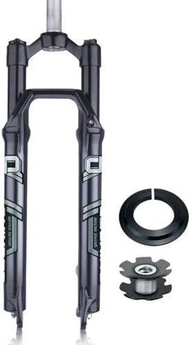 26 27,5 29 Mountainbike olje och fjädersystem gaffel rakt rör Cykel framgaffel Snabbkoppling 9 * 100 mm vandring 100 mm Manuell låsning Retur justering för XC AM MTB