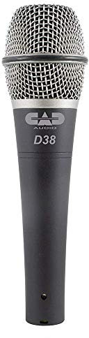 CAD Live D38X3 Dynamisches Handmikrofon 3er Mikrofon-Set optimiert für Gesang Live rückkopplungsarm und robust ( XLR ), inkl. Klemmen und Kunststoffcase