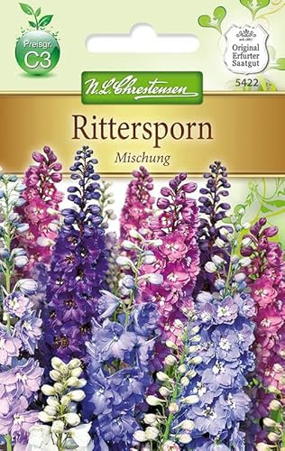 N.L.Chrestensen 5422, Delphinium Rittersporn, Mischung, Mehrfarbig