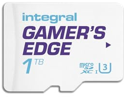 Integral 1TB Gamer's Edge Micro SD Card for the Valve Steam Deck and Nintendo Switch, Switch Lite & Switch OLED - Load & Save Games Fast, Store Games, DLC & Save Data, Built To Give You The Edge