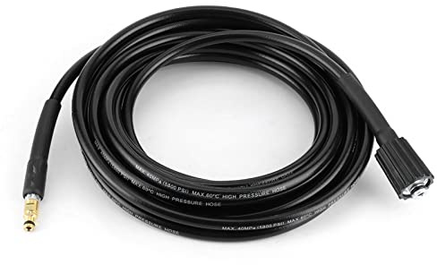 Headerbs Auto Washer Hose High Pressure Car Washer Hose Replacement 40MPa 5800PSI Rubber for K2-K5 6M