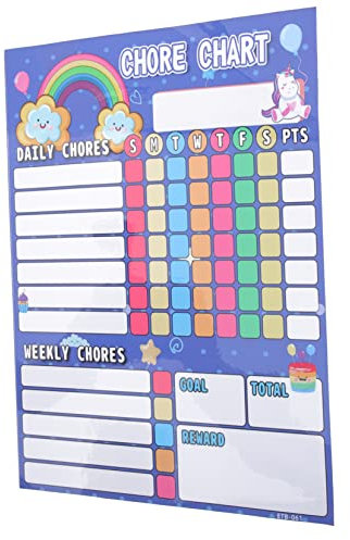 MAGICLULU Checkliste Aufgabentabelle Für Die Heimschule Belohnungstabelle Für Verhalten
