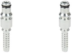 Leisurealeaneag Set di 2 adattatori per idropulitrice ad alta pressione, kit di riparazione per tubi flessibili resistenti per lavaggio auto Bort