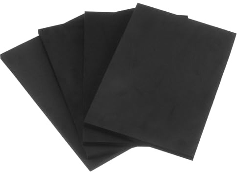 QUARKZMAN 4 Stück Gummi Schwingungsdämpfer Pads 12,7mm dick x 300mm lang Antivibrationsmatte Rechteck Waschmaschinen Unterlage Unterlegplatten Gummiblock für HVAC Kompressor Klimaanlage
