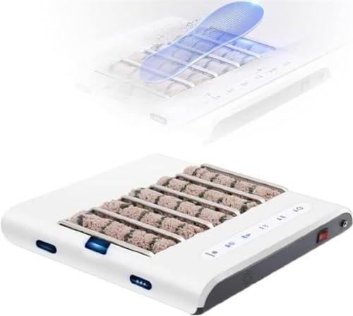 Miuxe Cireuse Chaussures Induction Automatique, Machine Électrique De Nettoyage De Semelles dans Le Hall De L'hôtel Public Domestique, Brosse À Chaussures D'entrée Rechargeable Portable 260 TR/Min