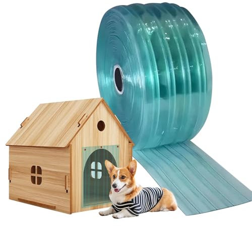 59×7in Dog House Door Replacement Flap, Vinyl Strip for Dog Cat Shelter
