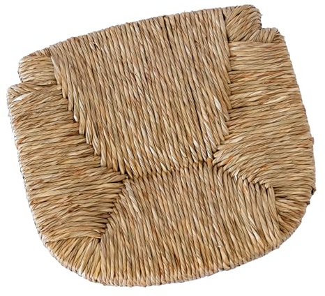 Generico Import Trade – Set da 6 Sedute per Sedie CS2000 41x39 cm in Paglia Naturale – Seduta di Ricambio per Sedie Impagliate MAROCCA e MARSIGLIA – Telaio in Legno Teak