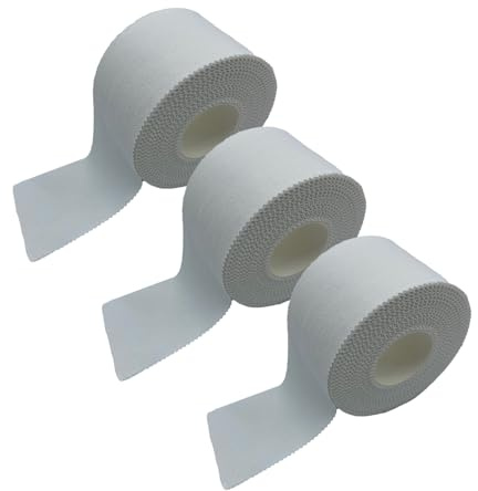 SPORTHERAPY Tape Sportivo Anelastico e Ipoallergenico per Bendaggio Funzionale Sportivo e Professionale | DISPOSITIVO MEDICO CERTIFICATO | Nastro Adesivo 3,8cm x 10m | Quantità: 3