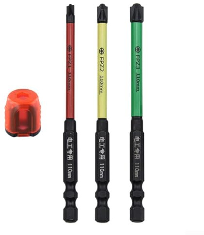 Embout de tournevis cruciforme magnétique fiable et efficace pour électriciens (110 mm FPZ)