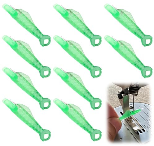 10 Stück EinfäDelhilfe NäHmaschine Needle NadeleinfäDler für NäHmaschinen Threaders NadeleinfäDler EinfäDelhilfe für NäHnadeln FadeneinfäDler für Nadeln Fisch-NadeleinfäDler EinfäDler für Nadeln Fish