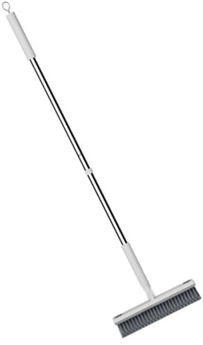 SOPOTUTU Spazzola Per Pulizia Interna Con Manico Lungo Spazzolone Portatile Per Cucina e Bagno Rimuove Macchie e Sporco Da Pavimenti e Pareti Design Ergonomico e Setole Morbide Per