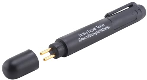 Rinteea 1 PCS Digital Brake Fluid Tester Brake Fluid Moisture Analyzer with 5 LED Indicators