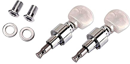 2-Kopf-Tuner Set, Musikinstrumente, Banjo-Tuner, Banjo-Tuner, Perlenkopf, Einstellknöpfe, Ersatzeinstellknöpfe, Dübel