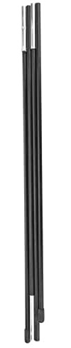 Yinhing Fiberglas-Zeltstange Ersatz Fiberglas Camping 4 Abschnitt Faltbar Leicht Tragbar mit Spitzem Kopf Design für Doppel Zelte Stütz Stäbe