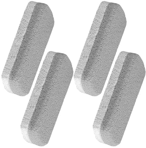 iplusmile Piedra Pómez para Pedicura 4 Piezas, Doble Cara, Vidrio Espumado, Remueve Callos y Durezas Adecuado para Ducha y Viaje