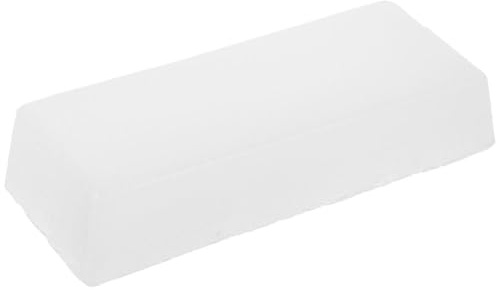 BESTonZON Cera de Pulido Sólida de Parafina 200 G Bloque Multifunción para Mármol y Madera, Suministros para Velas y Manualidades, Cera de Parafina para Acabado y Restauración de