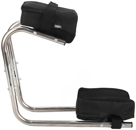 Tosuny Sedile Ergonomico per Ginocchio, Dispositivo Inginocchiatoio in Acciaio Legato per Giardinaggio, Panca in Ginocchio per Carichi Pesanti, Sgabello Giardino per Lavori Domestici, Inginocchiatoio