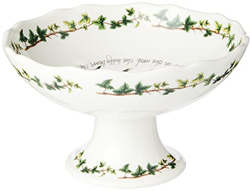 Portmeirion Home & Gifts HV77254-X Scalloped Dish, Ceramic, Multi-Colour, 14.1 x 14.1 x 8.1 cm