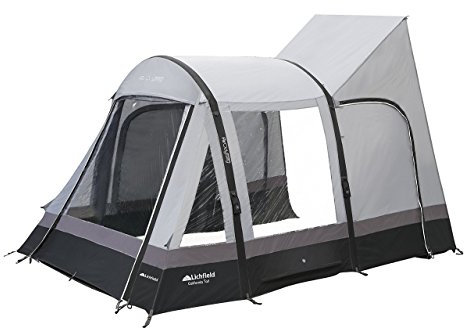Lichfield California Tall Inflatable Drive Away Awning for Campervans, Motorhomes, Vans and RVs, Adjustable Height 2.45 to 2.9 metres
