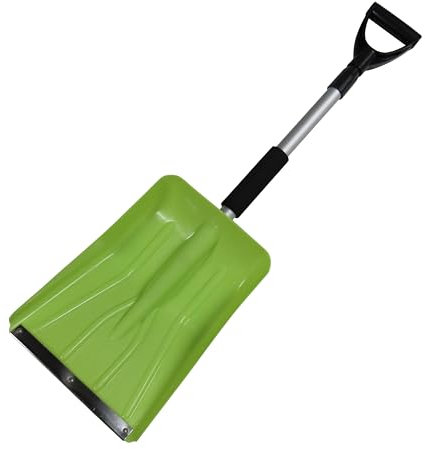 Telescopic Snow Shovel Aluminium Shaft 85CM - 110CM (Extendable Handle Lightweight Plastic Spade)