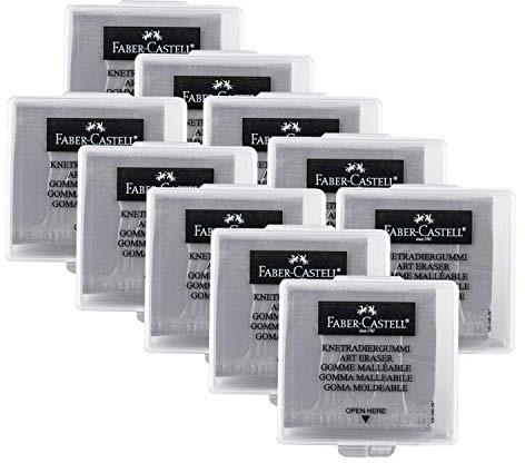 Faber-Castell Knetgummi Radierer, (10)