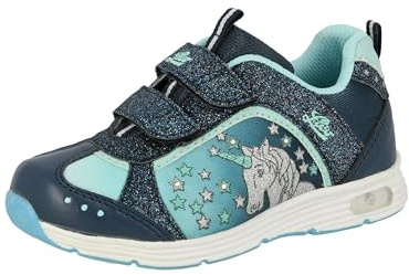 Lico Unicorn V Blinky, Zapatillas Niñas, Azul Marine Türkis Marine Türkis , 30 EU