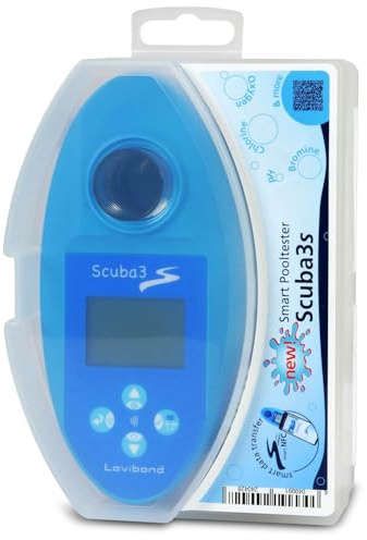 SCUBA II - Elektronischer Pooltester für Chlor und pH-Wert Messung Elektronischer Pooltester Schwimmbad - Whirlpool Wasser-Tester