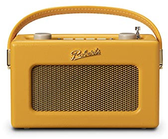 Roberts Revival UNO FM/DAB/DAB+ Digital Radio with Bluetooth, Sunburst Yellow