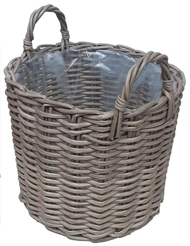 TrendLine Pflanzkorb Ø 38 x 31 cm beige Körbe, Blumentöpfe, kästen & Untersetzer