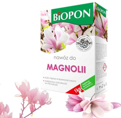 Biopon für Magnolie 1kg NPK Blühende Bäume Pflanzendünger Blumen Magnolien