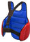 Ronyme Karate Guard Brustschutz Körperschutz Pad Taekwondo Protektor Weste für Sanda, Rot Blau XS