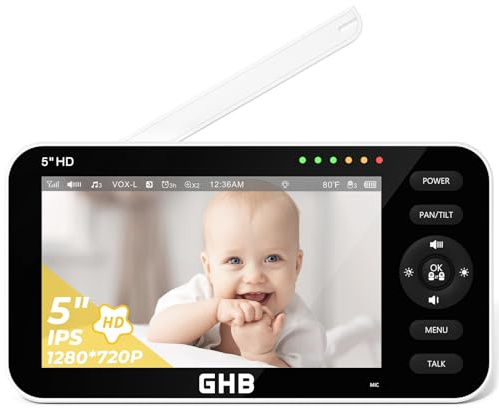 GHB Bildschirm für 5 Zoll Babyphone Modell SM50B