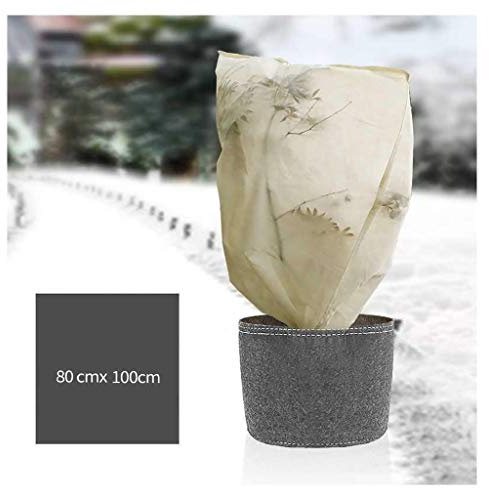 LAVAMI Frostschutzhüllen for Gartenpflanzen, wiederverwendbar, atmungsaktiv, Kälteschutz, Pflanzendecke, for Garten, Bauernhof, Innenhof, Obstgarten (Größe: 3 Stück (80 cm x 100 cm))