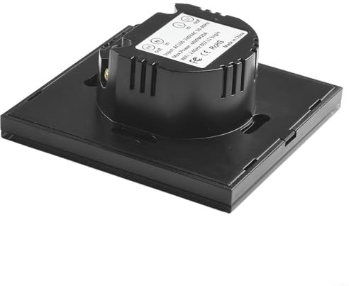 WiFi for IMMERSION Heater Timer Switch, 20A Touch Control for Smart Water Heating, Compatible with Home Automation Systems (black)