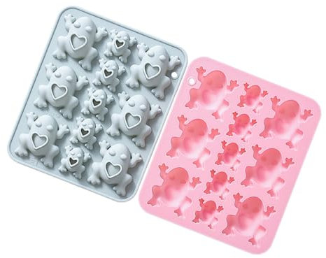 Amosfun 2stücke Silikonform Frosch Schokolade Gummibärchenformen Cartoon Tier Backformen Süßigkeitenformen Zum Selberbacken Und Basteln